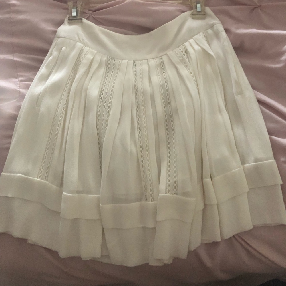 Iro Embroidered Flare Skirt